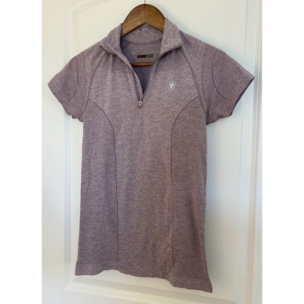 Ariat Tek Shirt Medium Baselayer Seamless Active Tennis Golf Heat Sun Protection - Picture 2 of 11
